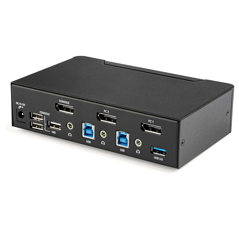 StarTech SV231DPU34K 2 Port DisplayPort KVM Switch - 4K 60Hz - Single Display
